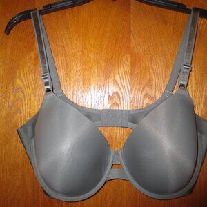 NWOT Warners Size 40D No Side Effects Smoothing UNDERWIRE BRA #01356 GRAY
